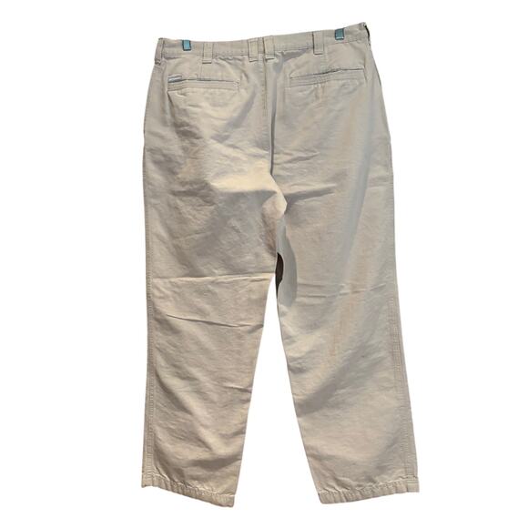 Men's Columbia Hiking Outdoor Khaki Pants, Size 36X30, EUC - Picture 2 of 3